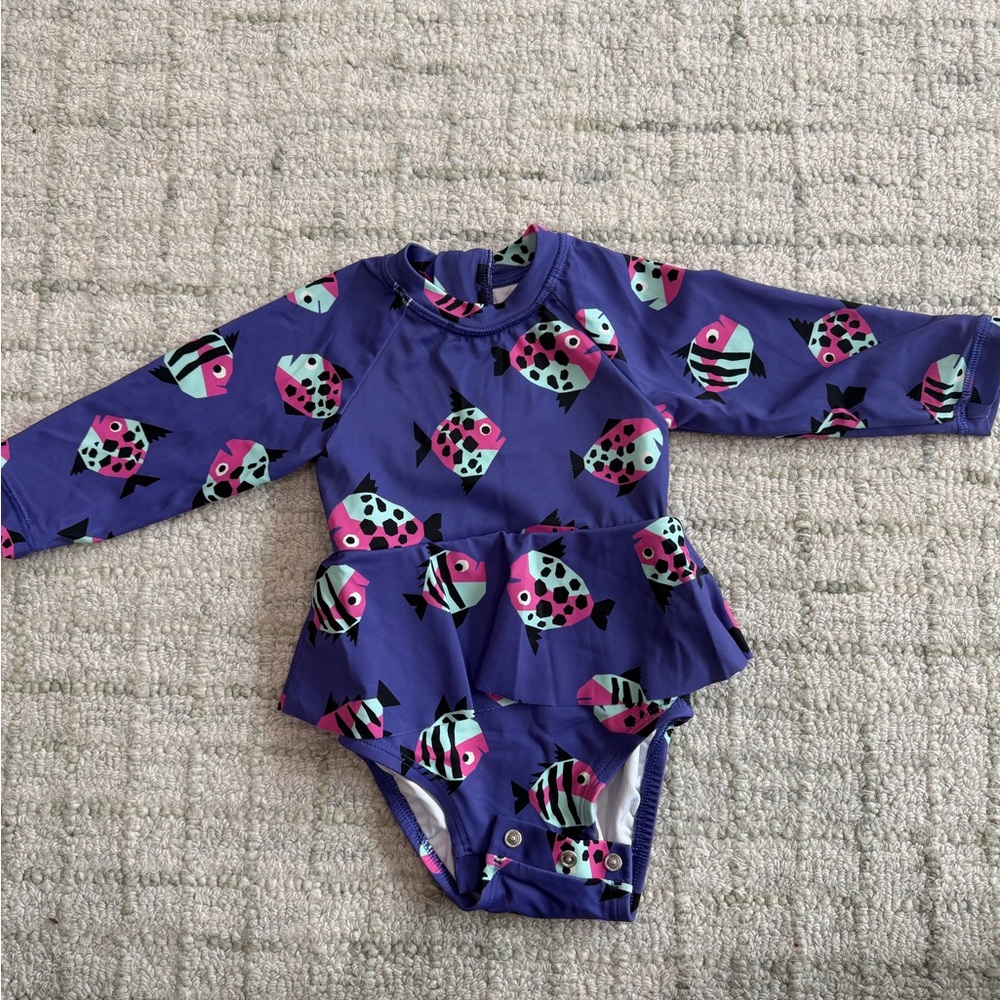 Baby Girl purple swimsuit